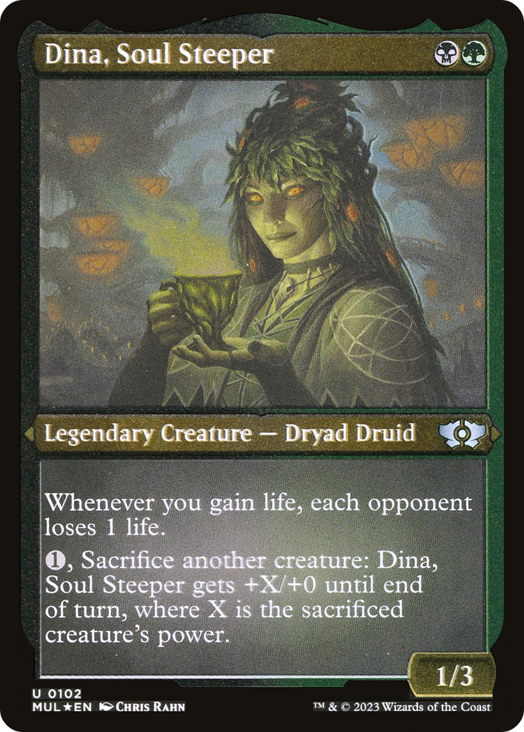 Dina, Soul Steeper (Foil Etched) [Multiverse Legends] | GnG Games