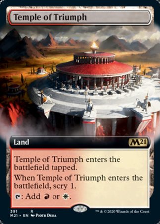 Temple of Triumph (Extended Art) [Core Set 2021] | GnG Games