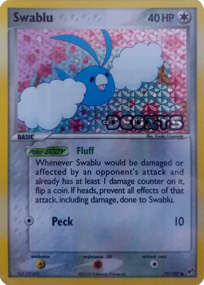 Swablu (79/107) (Stamped) [EX: Deoxys] | GnG Games