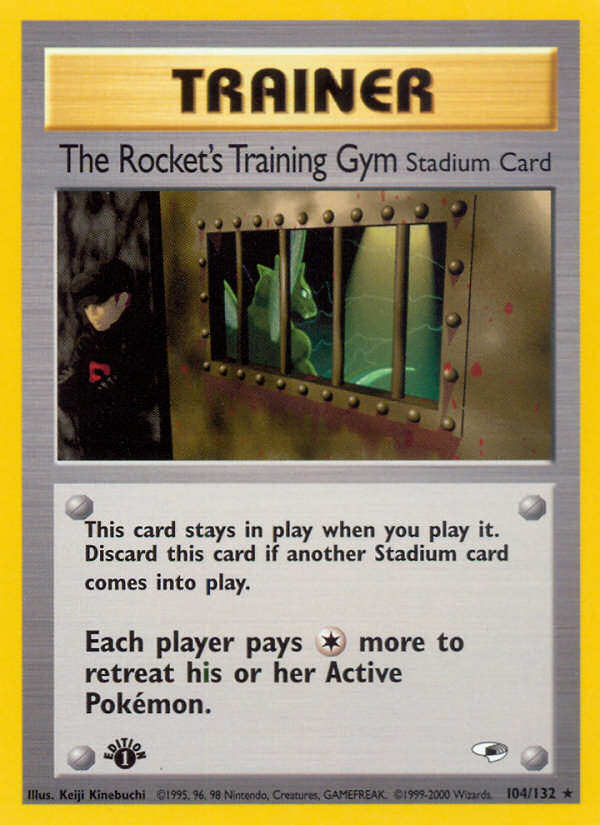 The Rocket's Training Gym (104/132) [Gym Heroes 1st Edition] | GnG Games