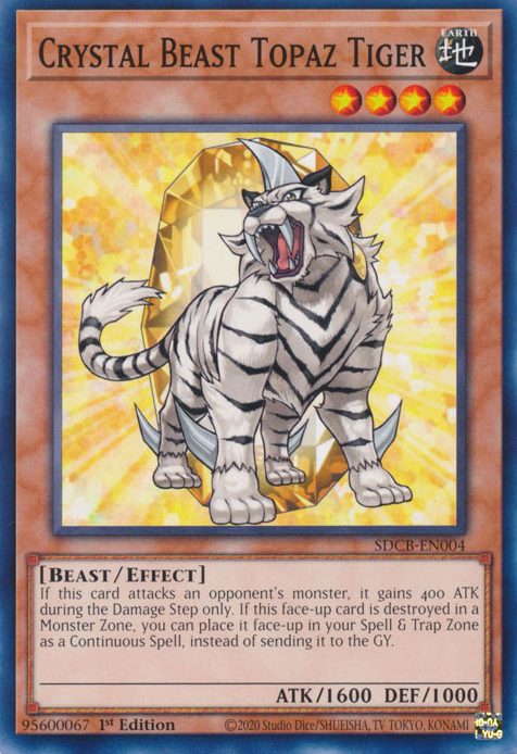 Crystal Beast Topaz Tiger [SDCB-EN004] Common | GnG Games