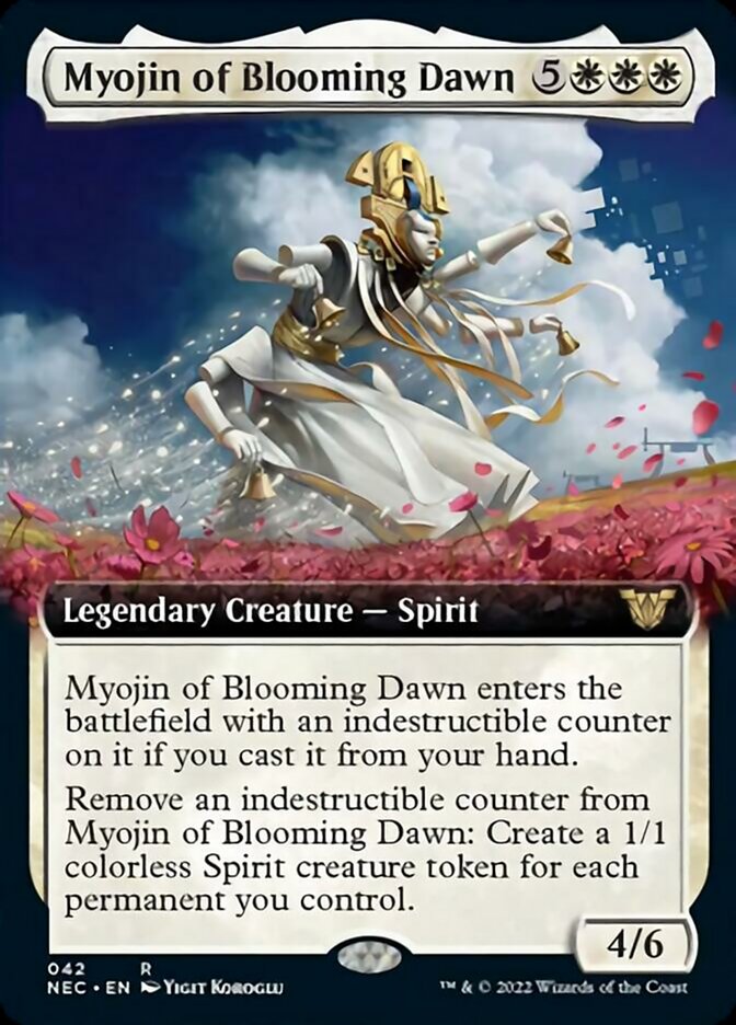 Myojin of Blooming Dawn (Extended) [Kamigawa: Neon Dynasty Commander] | GnG Games