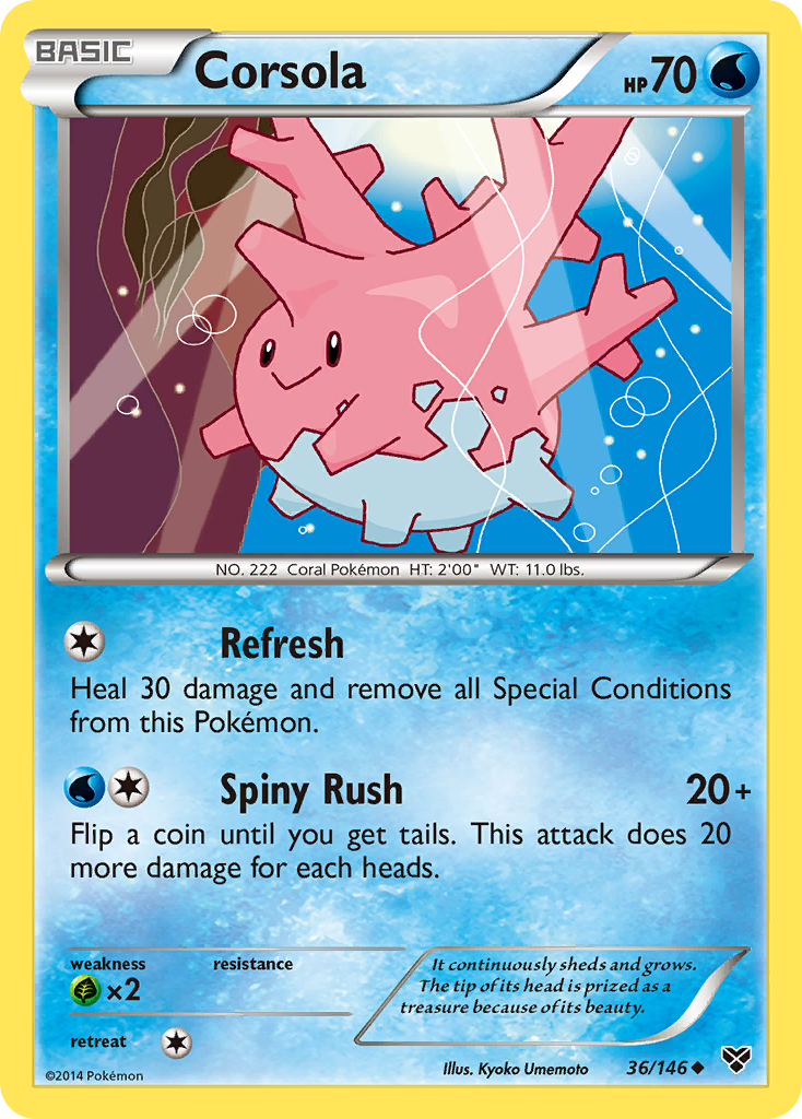 Corsola (36/146) [XY: Base Set] | GnG Games