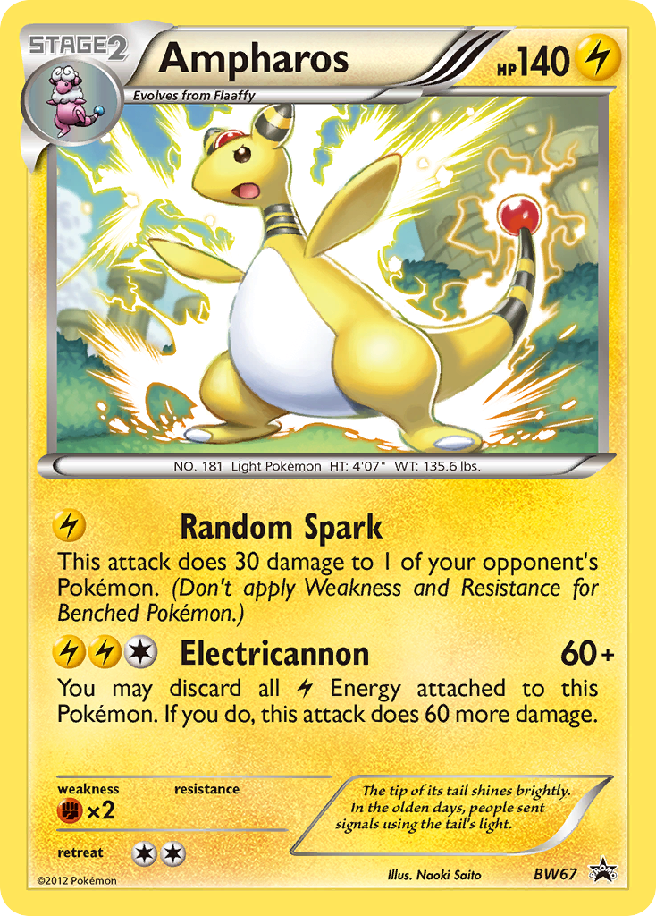 Ampharos (BW67) [Black & White: Black Star Promos] | GnG Games
