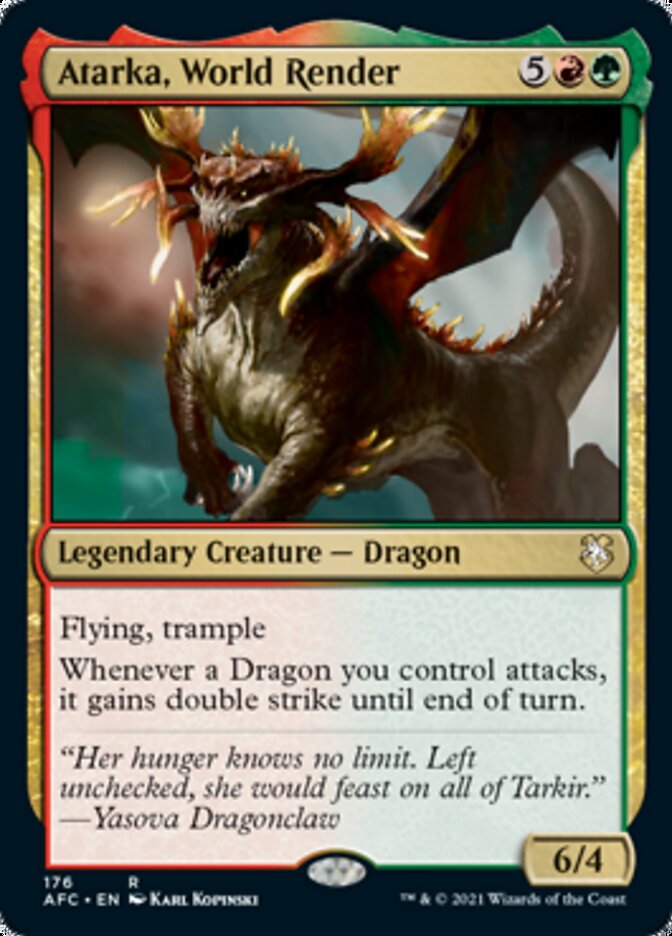 Atarka, World Render [Dungeons & Dragons: Adventures in the Forgotten Realms Commander] | GnG Games