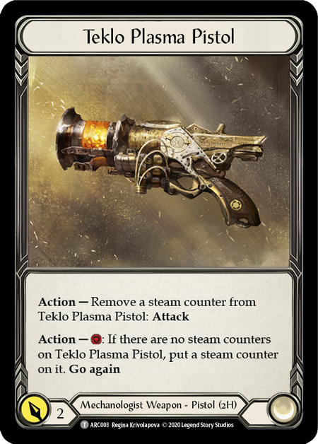 Death Dealer // Teklo Plasma Pistol [U-ARC040 // U-ARC003] (Arcane Rising Unlimited)  Unlimited Normal | GnG Games