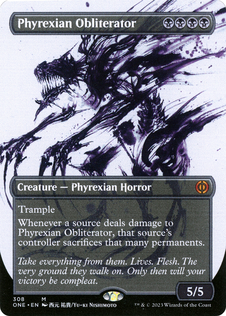 Phyrexian Obliterator (Borderless Ichor) [Phyrexia: All Will Be One] | GnG Games