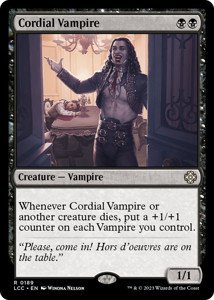 Cordial Vampire [The Lost Caverns of Ixalan Commander] | GnG Games