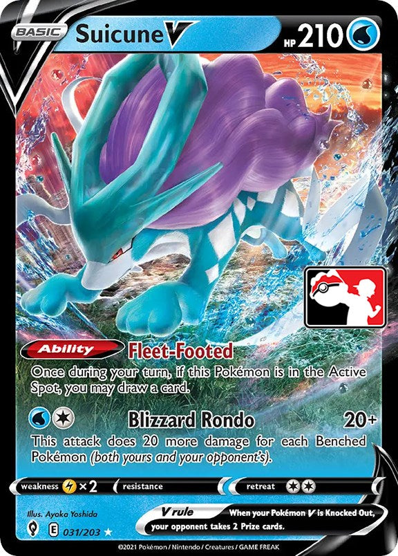 Suicune V (031/203) [Prize Pack Series One] | GnG Games