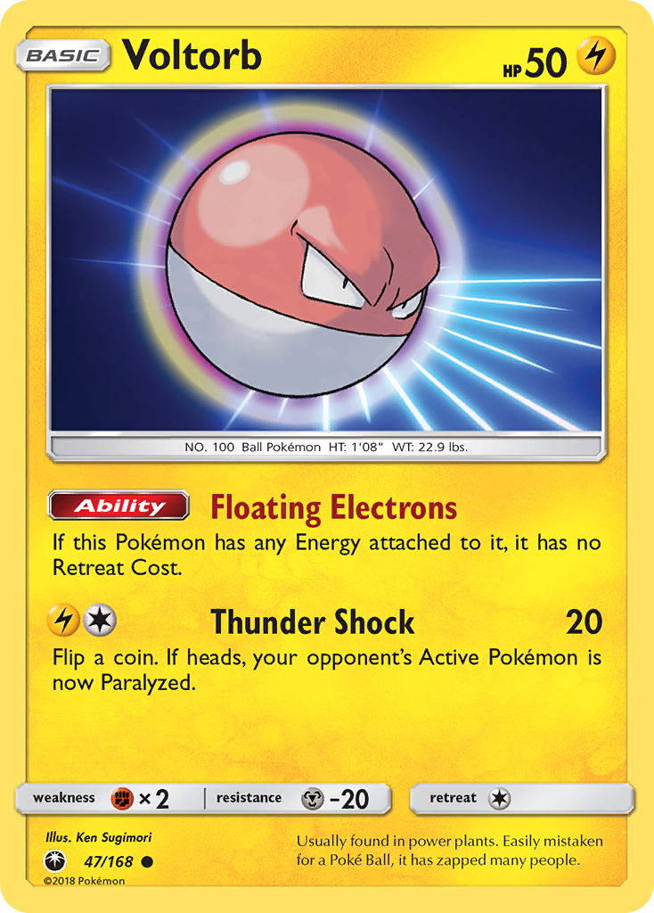 Voltorb (47/168) [Sun & Moon: Celestial Storm] | GnG Games