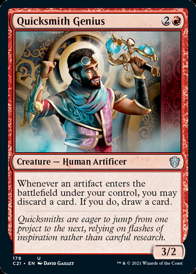 Quicksmith Genius [Commander 2021] | GnG Games