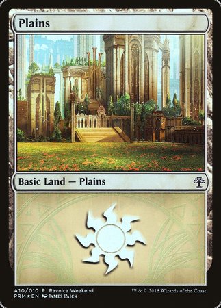 Plains - Selesnya (A10) [GRN Ravnica Weekend] | GnG Games