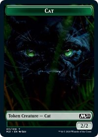 Cat (011) // Soldier Double-sided Token [Core Set 2021 Tokens] | GnG Games