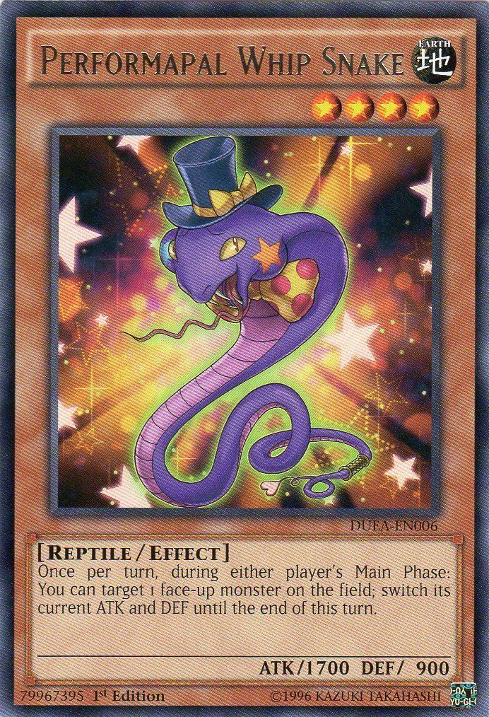 Performapal Whip Snake [DUEA-EN006] Rare | GnG Games