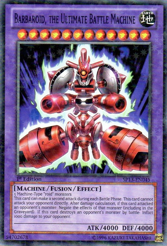 Barbaroid, the Ultimate Battle Machine [SP13-EN045] Starfoil Rare | GnG Games