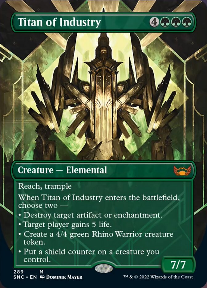 Titan of Industry (Borderless Alternate Art) [Streets of New Capenna] | GnG Games