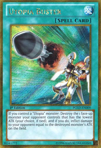 Utopia Buster [PGLD-EN009] Gold Secret Rare | GnG Games