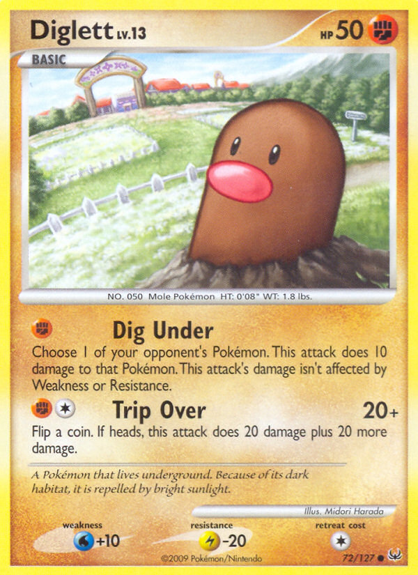 Diglett (72/127) [Platinum: Base Set] | GnG Games