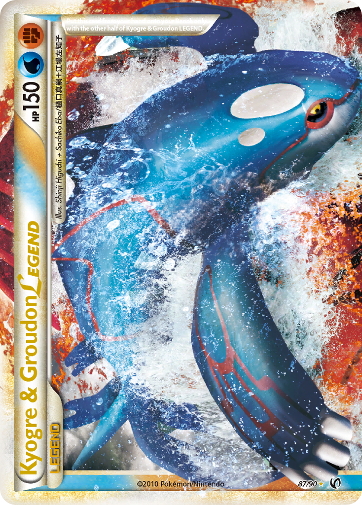 Kyogre & Groudon LEGEND (87/90) [HeartGold & SoulSilver: Undaunted] | GnG Games