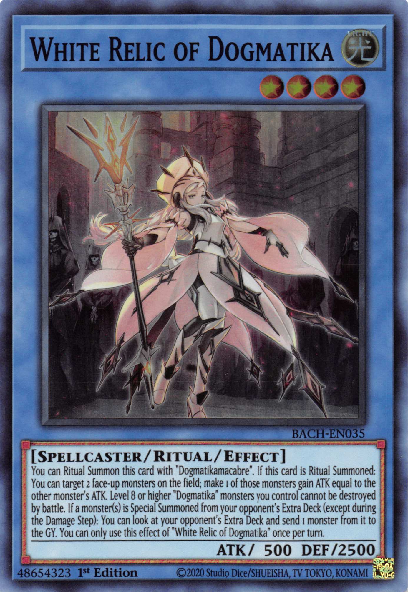 White Relic of Dogmatika [BACH-EN035] Super Rare | GnG Games