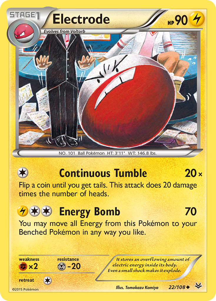 Electrode (22/108) [XY: Roaring Skies] | GnG Games