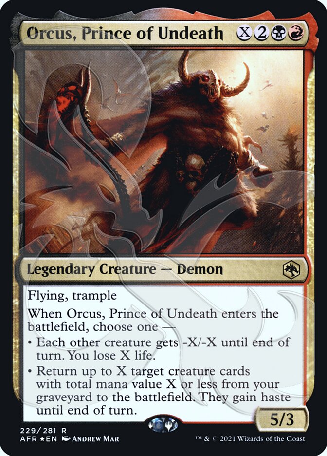 Orcus, Prince of Undeath (Ampersand Promo) [Dungeons & Dragons: Adventures in the Forgotten Realms Promos] | GnG Games