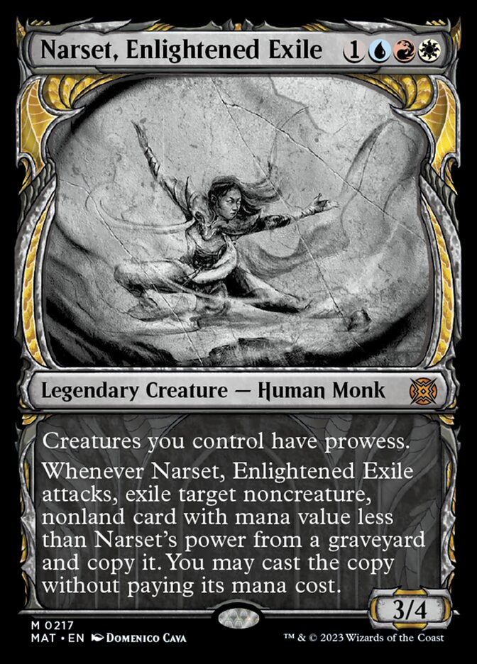 Narset, Enlightened Exile (Showcase Halo Foil) [March of the Machine: The Aftermath] | GnG Games