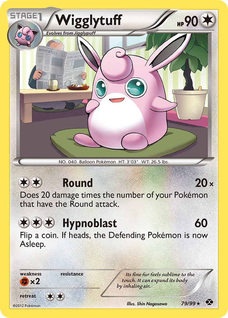 Wigglytuff (79/99) (Cosmos Holo) (Blister Exclusive) [Black & White: Next Destinies] | GnG Games