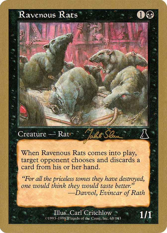 Ravenous Rats (Jakub Slemr) [World Championship Decks 1999] | GnG Games