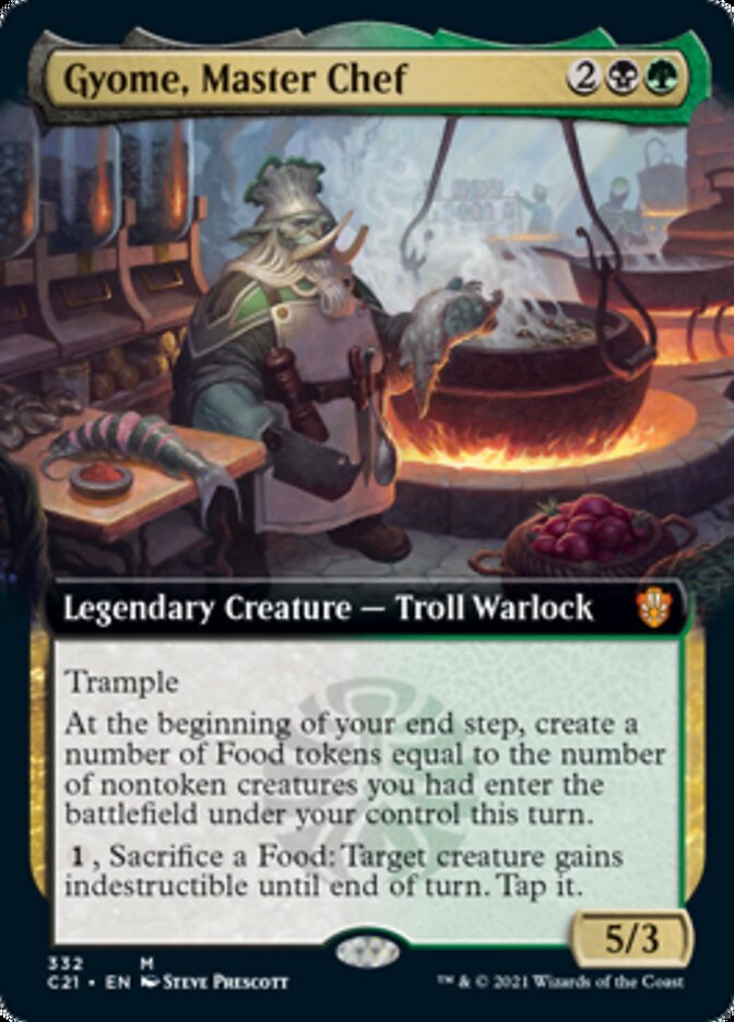 Gyome, Master Chef (Extended) [Commander 2021] | GnG Games