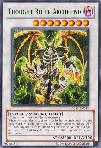 Thought Ruler Archfiend (Green) [DL11-EN014] Rare | GnG Games