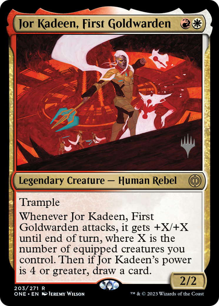 Jor Kadeen, First Goldwarden (Promo Pack) [Phyrexia: All Will Be One Promos] | GnG Games