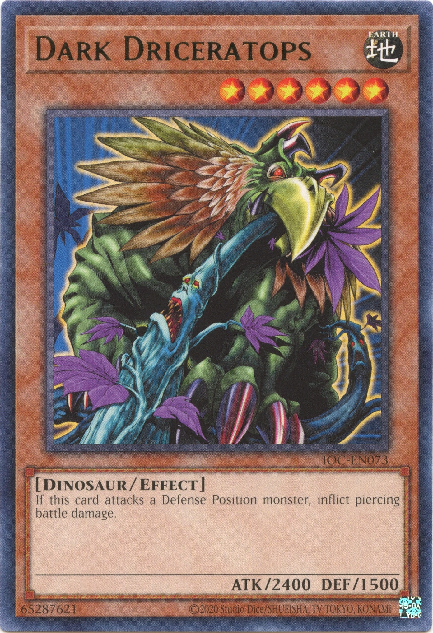 Dark Driceratops (25th Anniversary) [IOC-EN073] Rare | GnG Games
