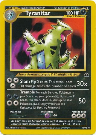 Tyranitar (31/75) [Neo Discovery Unlimited] | GnG Games