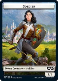 Soldier // Weird Double-sided Token [Core Set 2021 Tokens] | GnG Games