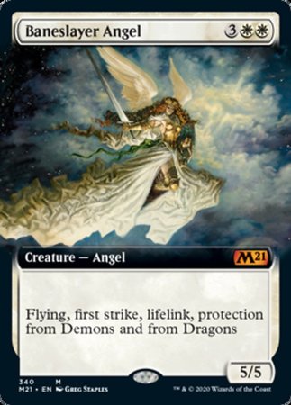 Baneslayer Angel (Extended Art) [Core Set 2021] | GnG Games