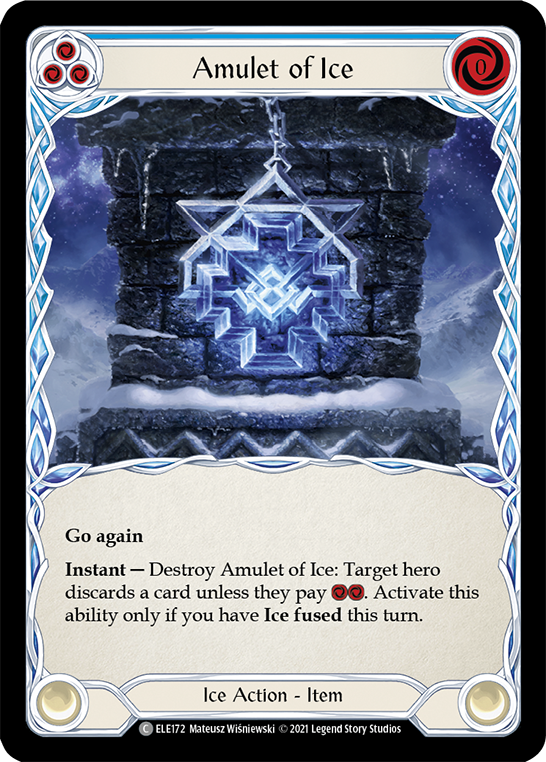 Amulet of Ice [ELE172] (Tales of Aria)  1st Edition Normal | GnG Games