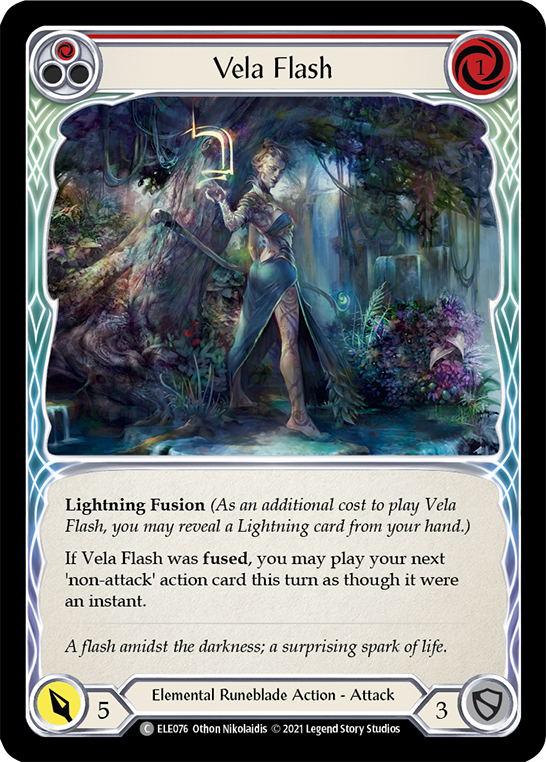 Vela Flash (Red) [ELE076] (Tales of Aria)  1st Edition Normal | GnG Games