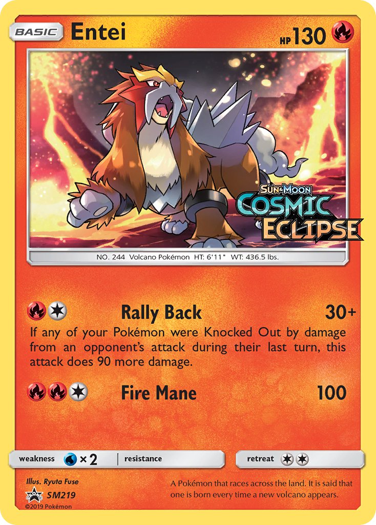 Entei (SM219) [Sun & Moon: Black Star Promos] | GnG Games