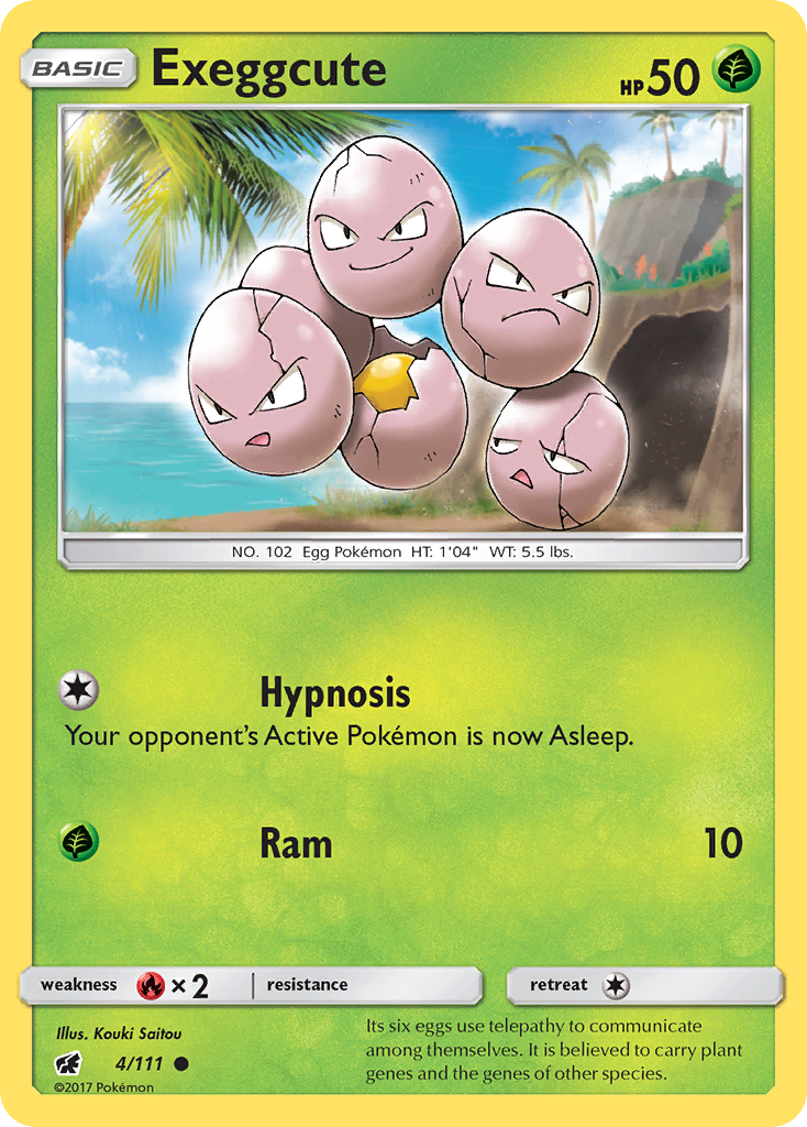 Exeggcute (4/111) [Sun & Moon: Crimson Invasion] | GnG Games