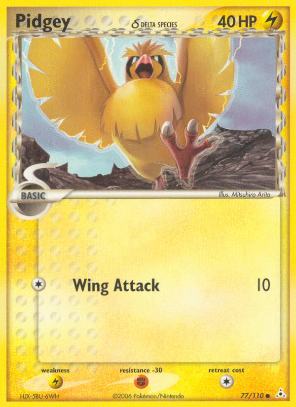 Pidgey (77/110) (Delta Species) [EX: Holon Phantoms] | GnG Games