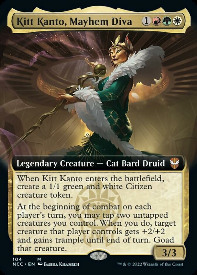 Kitt Kanto, Mayhem Diva (Extended Art) [Streets of New Capenna Commander] | GnG Games