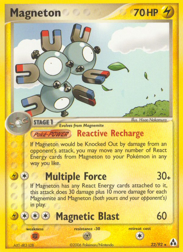 Magneton (22/92) [EX: Legend Maker] | GnG Games