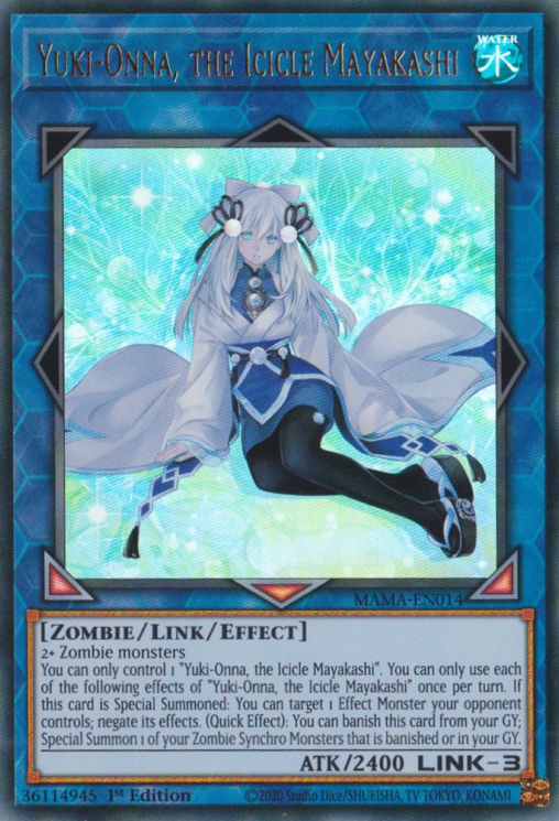 Yuki-Onna, the Icicle Mayakashi [MAMA-EN014] Ultra Rare | GnG Games