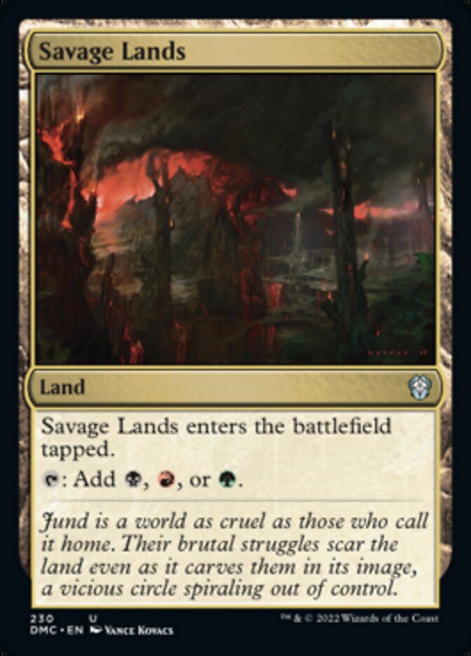 Savage Lands [Dominaria United Commander] | GnG Games