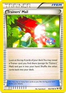 Trainers' Mail (92a/108) (Alternate Art Promo) [XY: Roaring Skies] | GnG Games