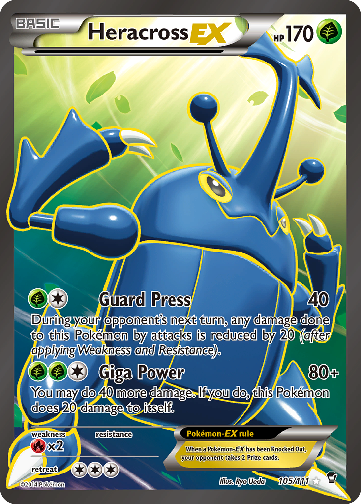 Heracross EX (105/111) [XY: Furious Fists] | GnG Games