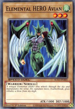 Elemental HERO Avian [SGX1-ENA01] Common | GnG Games