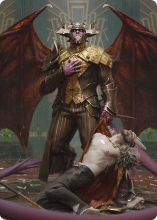 Ob Nixilis, the Adversary 1 Art Card [Streets of New Capenna Art Series] | GnG Games