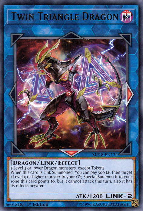 Twin Triangle Dragon [MP18-EN134] Rare | GnG Games